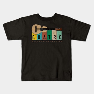 Puerto Rican Cuatro Puertorriqueño Kids T-Shirt